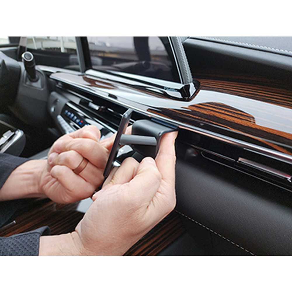 Brodit 855794 support voiture Cadillac Escalade, 21- fixation à la console coudé