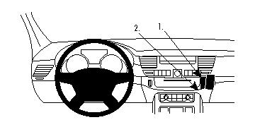 Brodit 854606 Autohalterung Audi A8