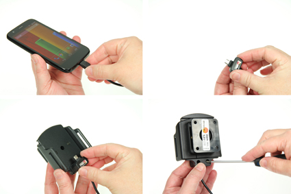 Brodit 521620 Support appareil Micro-USB