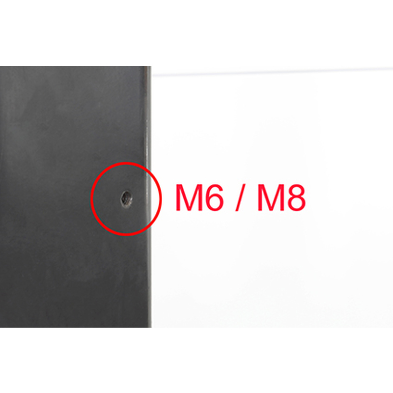 Brodit 216374 Support pour chariot élévateur à fixation par trous, M6 / M8