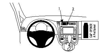 Brodit 854612 support voiture Subaru Trezia