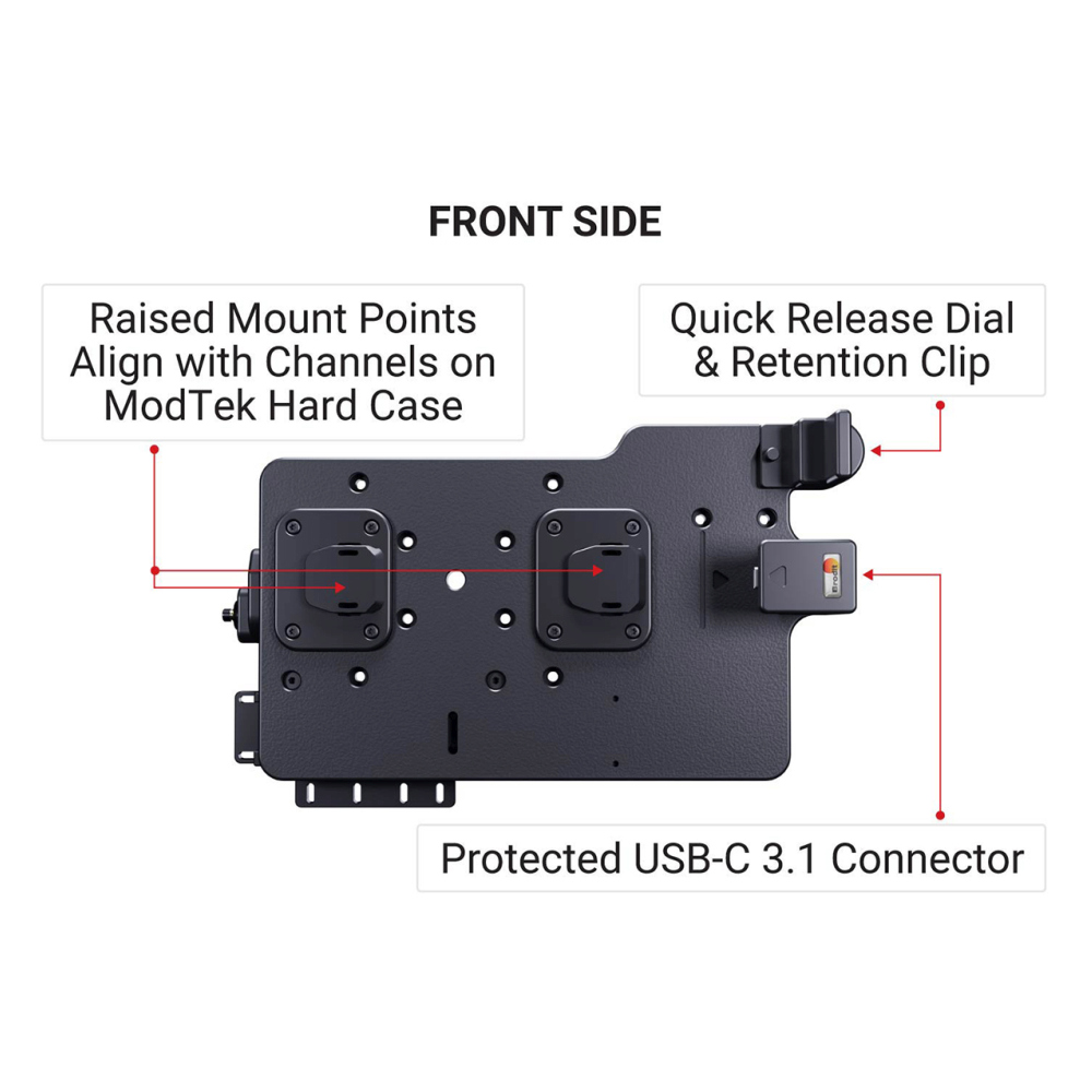 Brodit 216413 ModTek Dock mit HUB für Apple Geräte