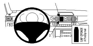 Brodit 854626 support voiture Lexus CT Series