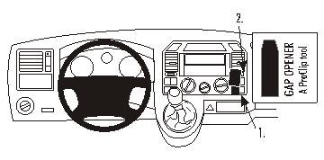 Brodit 853277 Autohalterung VW T5 / Caravelle