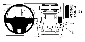 Brodit 854652 support voiture Dodge Journey