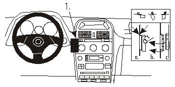 Brodit 852715 Autohalterung Lexus IS Series
