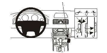 Brodit 853172 Autohalterung Volvo XC90