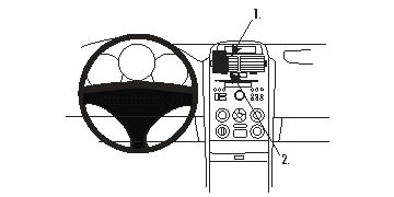Brodit 853676 support voiture Suzuki Grand Vitara