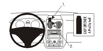 Brodit 853747 support voiture Hyundai Getz