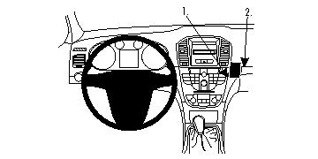 Brodit 854277 support voiture Buick Regal