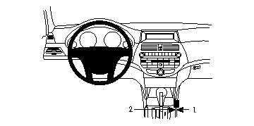 Brodit 834100 ProClip Honda Accord 08