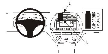 Brodit 853293 Autohalterung Toyota RAV 4