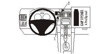 Brodit 853500 Autohalterung Volvo C30