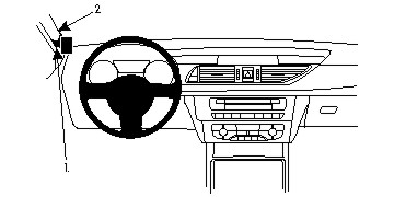 Brodit 804807 Autohalterung Audi A6