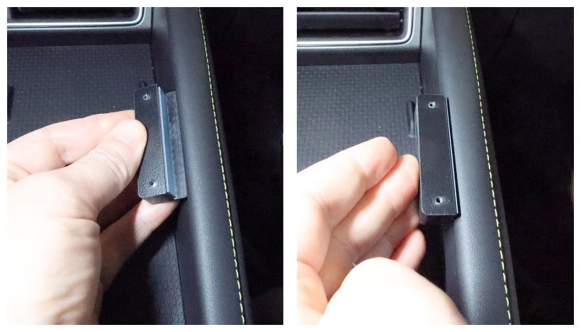 Brodit 836301 Autohalterung BYD, Atto 2 25-, an der Konsole abgewinkelt, Console mount
