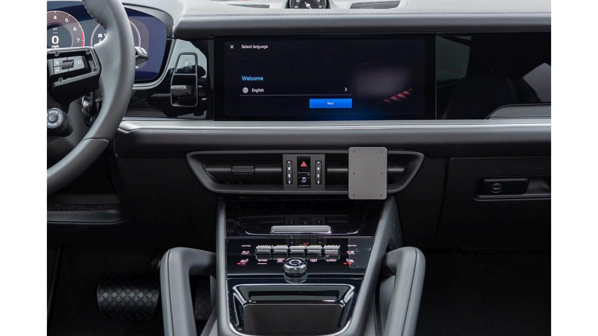 Brodit 856137 Autohalterung Porsche, Cayenne 25-, an der Mittelconsole, Center mount