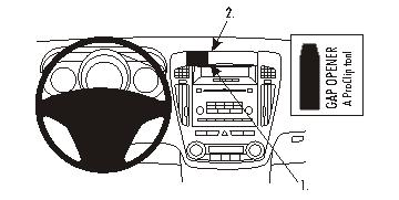 Brodit 853958 Autohalterung Kia cee'd