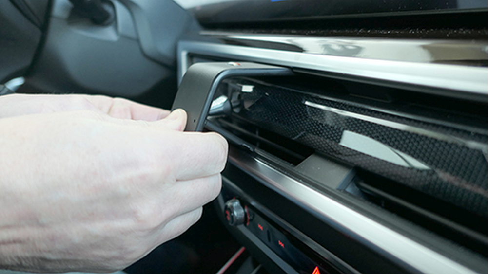 pour support voiture BMW X5 & X7 année 24-, fixation à la Console centrale, Center mount
