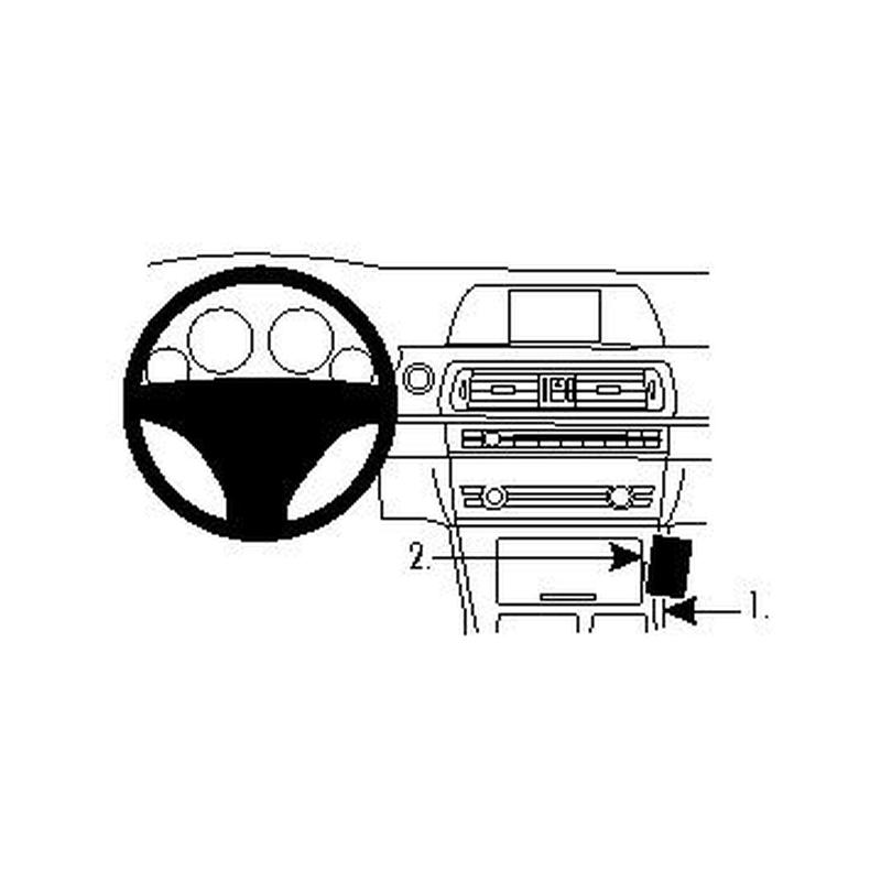 Brodit 834458 Autohalterung BMW 5-series F10, F11 Baujahr 10-17