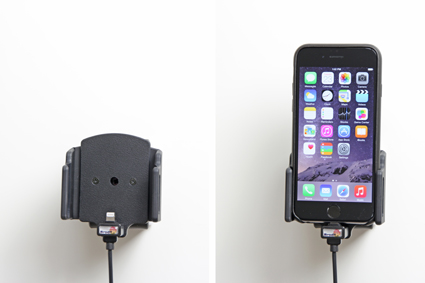 Brodit Support active avec 12V Zig. iPhone 6/6S/7/8/X/Xs