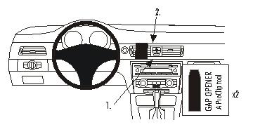 Brodit 853739 Autohalterung BMW 316-330