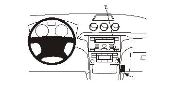 Brodit 853866 support voiture Ford Galaxy