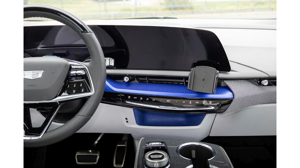 Brodit 856230 Autohalterung Cadillac, Optiq 25-, an der Mittelconsole, Center mount