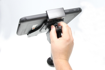 Brodit 215857 Tablet Halter mit Säulenhalterung
