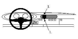 Brodit 851581 ProClip Porsche 911 77-98