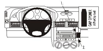 Brodit 853373 support voiture Land Rover Freeland