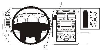 Brodit 853303 Autohalterung Chevrolet Malibu