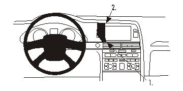 Brodit 853483 support voiture Audi A6