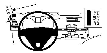 Brodit 804134 Autohalterung Renault Laguna
