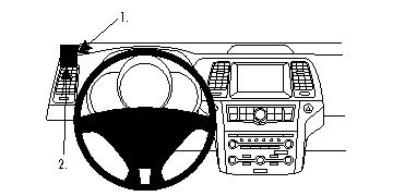 Brodit 804150 support voiture Nissan CrossCaiolet