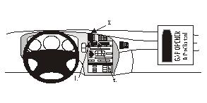 Brodit 852502 Autohalterung Saab 9-5
