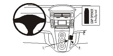 Brodit 853742 support voiture Toyota Yaris