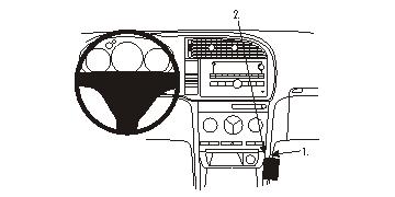Brodit 853902 Autohalterung Saab 9-3