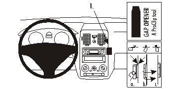 Brodit 853748 Autohalterung Hyundai Getz
