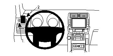 Brodit 804803 support voiture Toyota LandCruiser