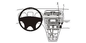 Brodit 853526 support voiture Skoda Octavia II
