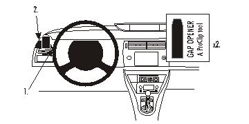 Brodit 803579 support voiture Citroen C4