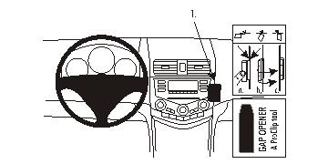 Brodit 853200 Autohalterung Honda Accord