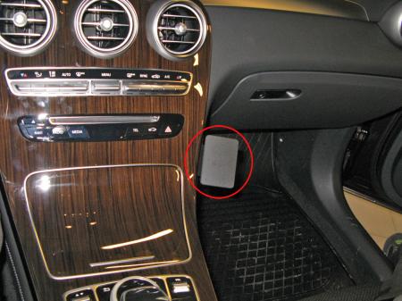Brodit 855161 support Mercedes Benz GLC-Class année 16-, Angled mount