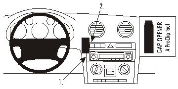 Brodit 853269 Autohalterung Audi A3