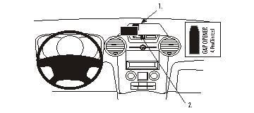 Brodit 853960 support voiture Kia Carens III