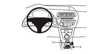 Brodit 833734 Autohalterung Honda Civic
