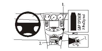 Brodit 853018 support voiture Nissan Primera