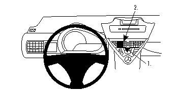 Brodit 854291 Autohalterung Scion iQ