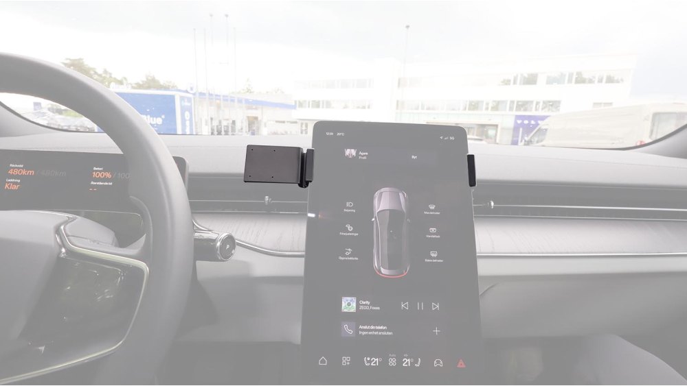 Brodit 856219 support voiture Polestar 3, 24- fixation à la console