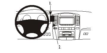 Brodit 853222 support voiture Lexus LX Series